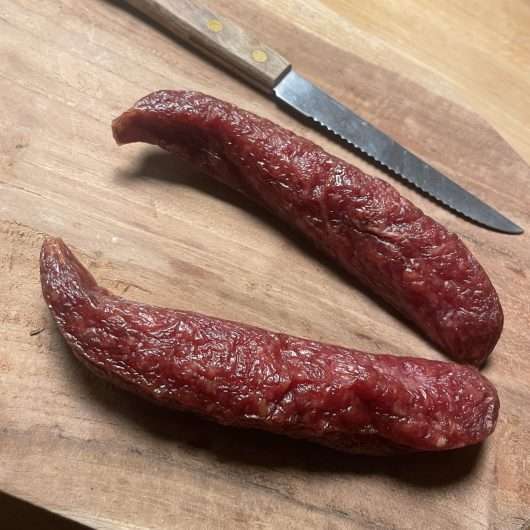Droge varkensworst knoflook