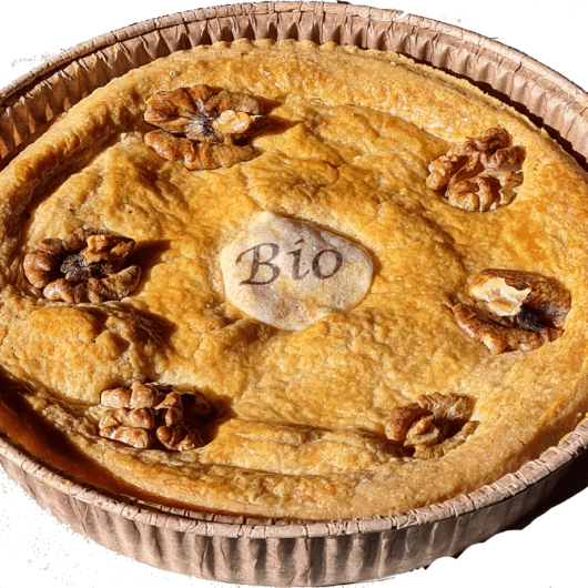Walnoot-carameltaart (6 personen)