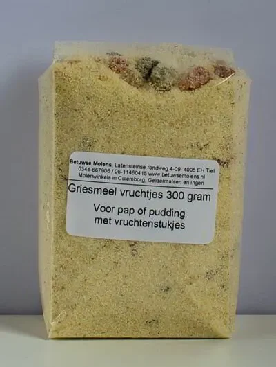 Griesmeel vruchtjes