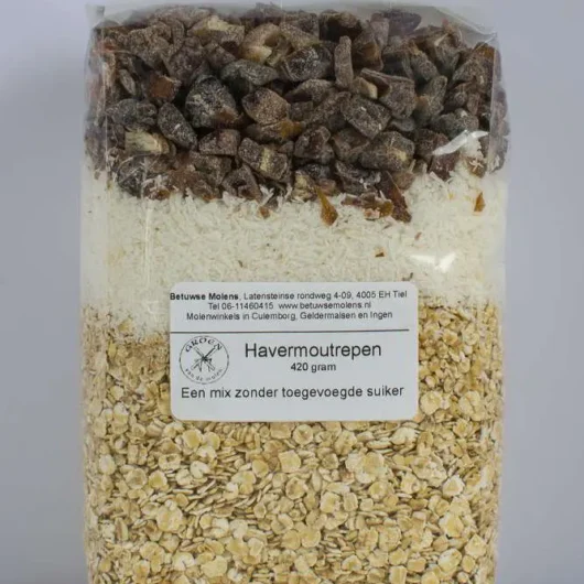 Havermout dadelreep mix
