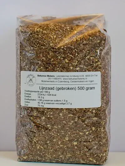 Lijnzaad gebroken GROEN