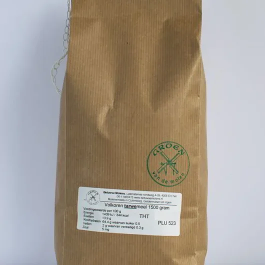 Tarwemeel volkoren GROEN 1,5 kilo