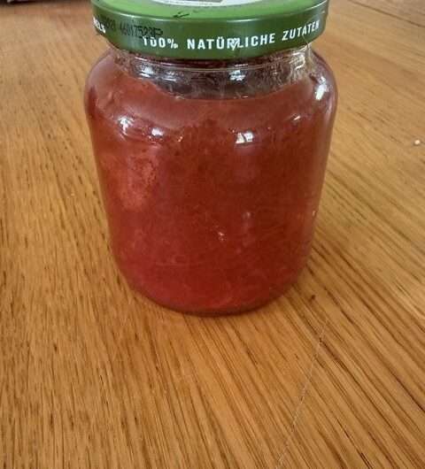 Rabarber-aardbeienjam